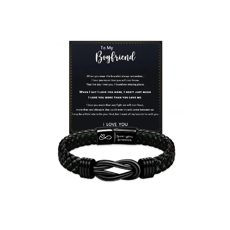 Infinite Love Leather Bracelet-7