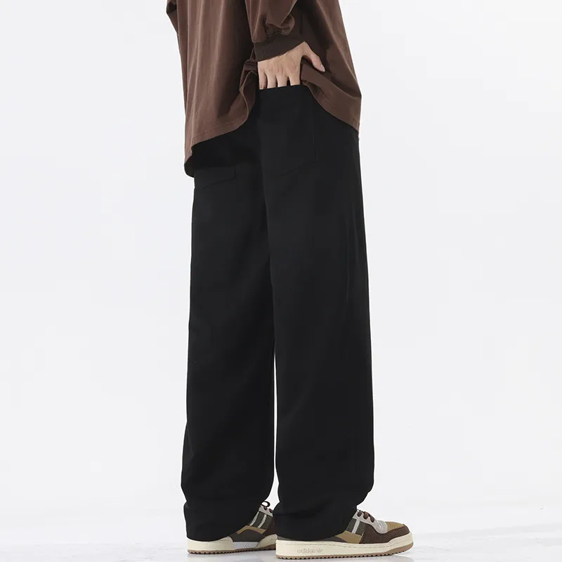 Softness Loose Cotton Cargo Pants-5