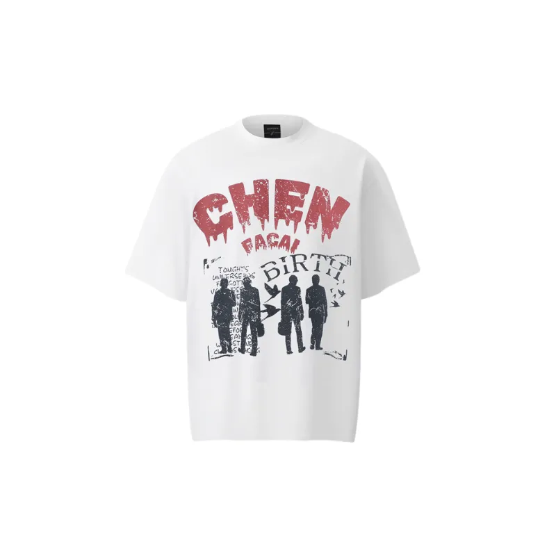 Casual Loose 100% Cotton T Shirt-0