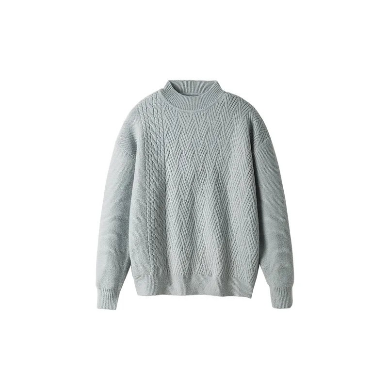 Plain Simple Polyester Sweater-8