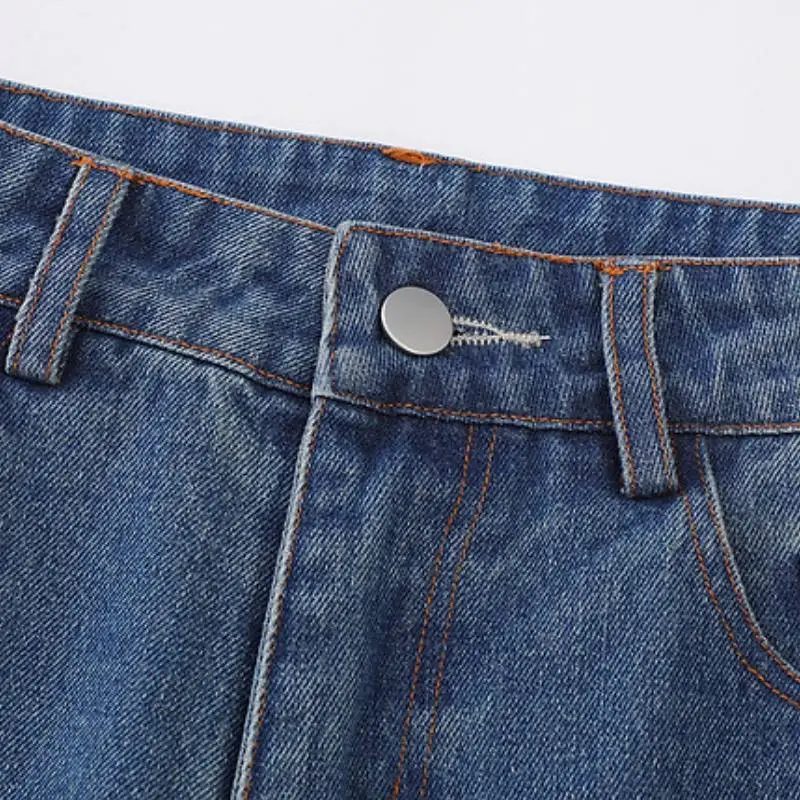Retro Fashion Denim Shorts-2