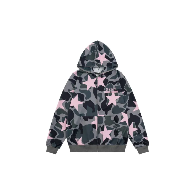 Fashionable Star Cotton Sweatshirt-2