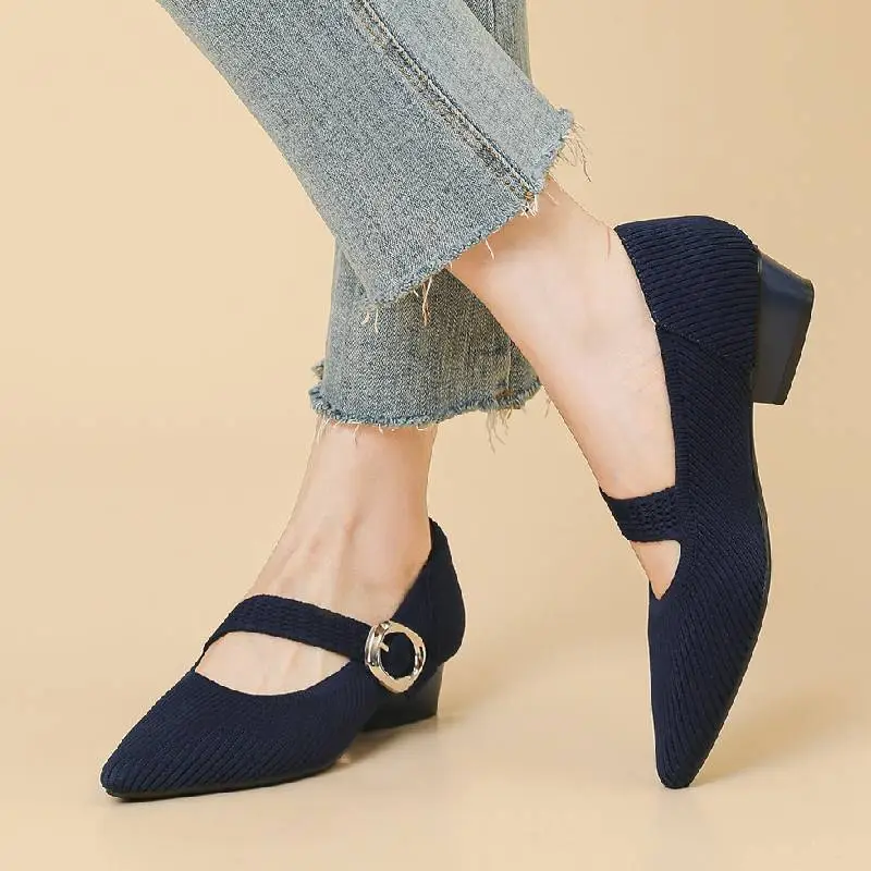 Casual Plain Mary Jane Shoes-4