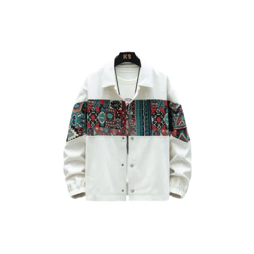 Fashion Casual Contrast Color Jacket