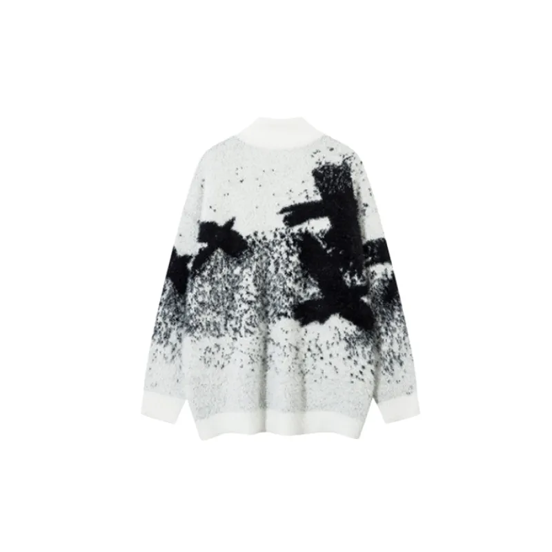 Fashionable Zipper Sweater-1
