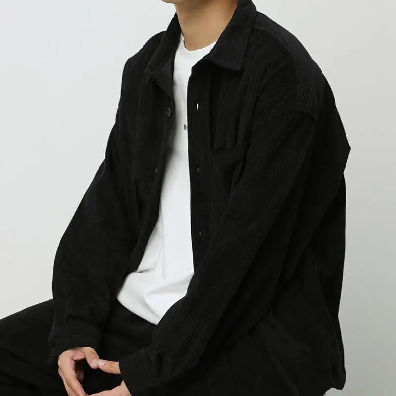 Casual Fashionable Silk Shirt Unisex-8