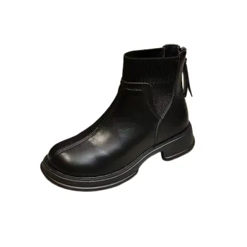 Casual Plain Martin Boot