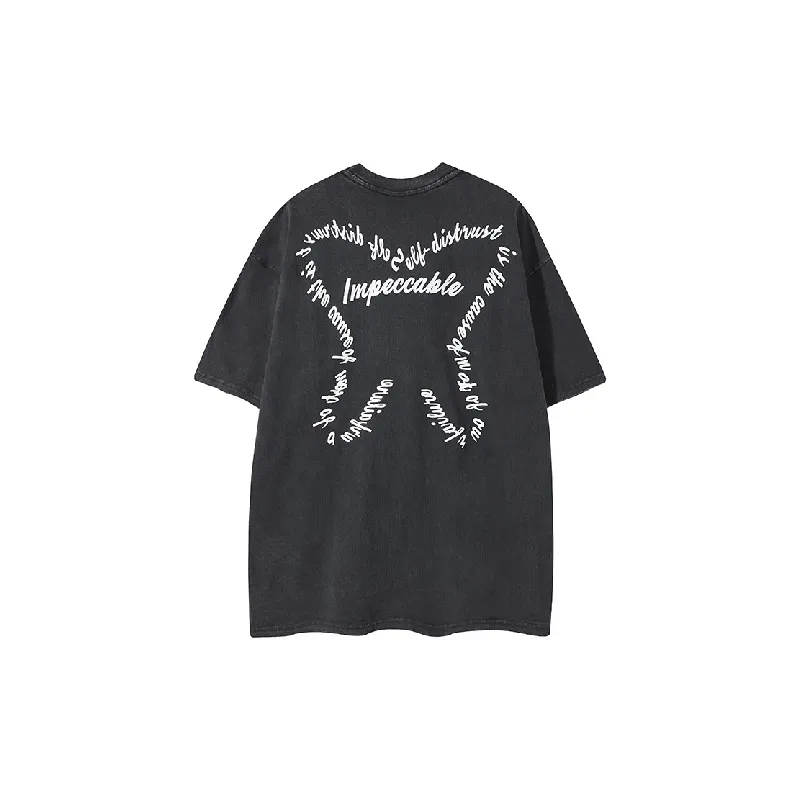 Fashion Print 100% Cotton T Shirt-3