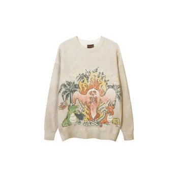 Letter Long Sleeve Knitwear