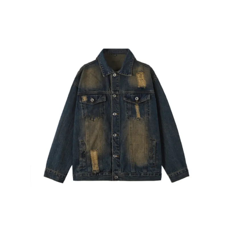 Casual Street Denim Jacket-5