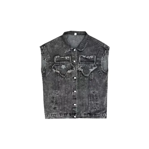 Denim Loose Casual Niche Design Vest