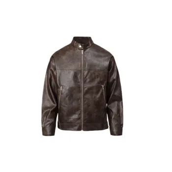 Cool Loose PU Leather Jacket