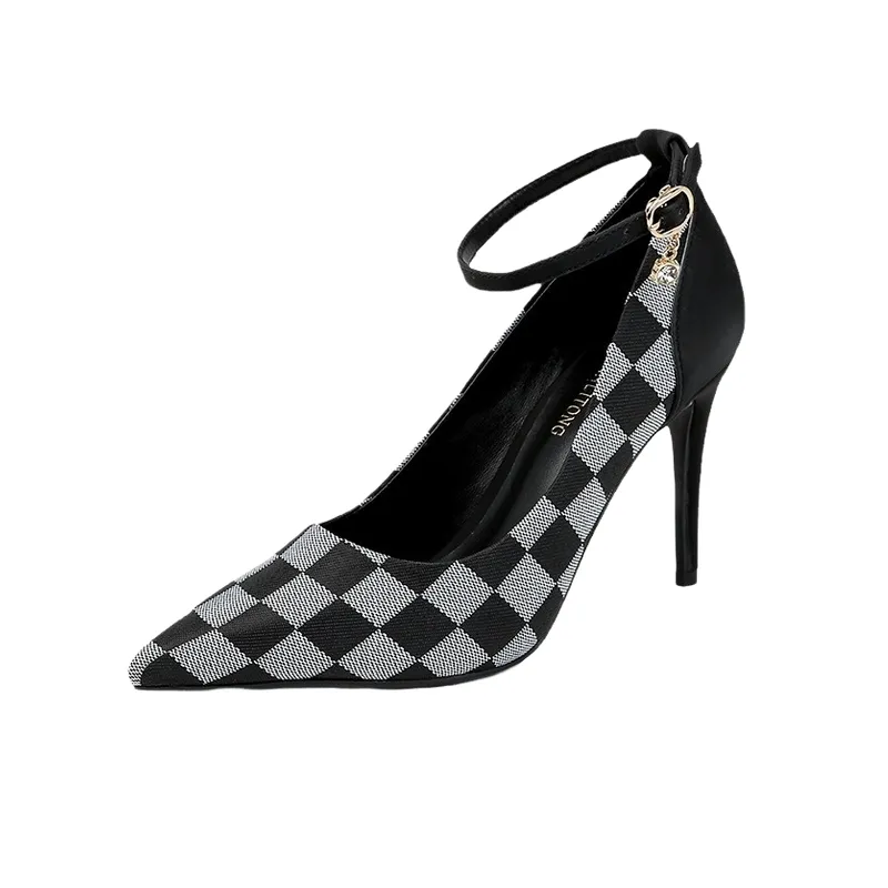 Glamorous Colorblock High Heels-3