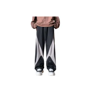 Functional Stitching Color Contrast Pants