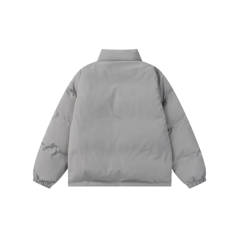 Retro Star Pic Color matching Cotton padded Coat-5