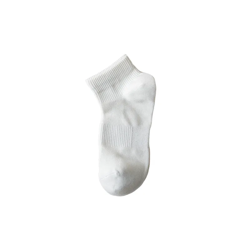 Fashionable Plain 100% Cotton Socks-5
