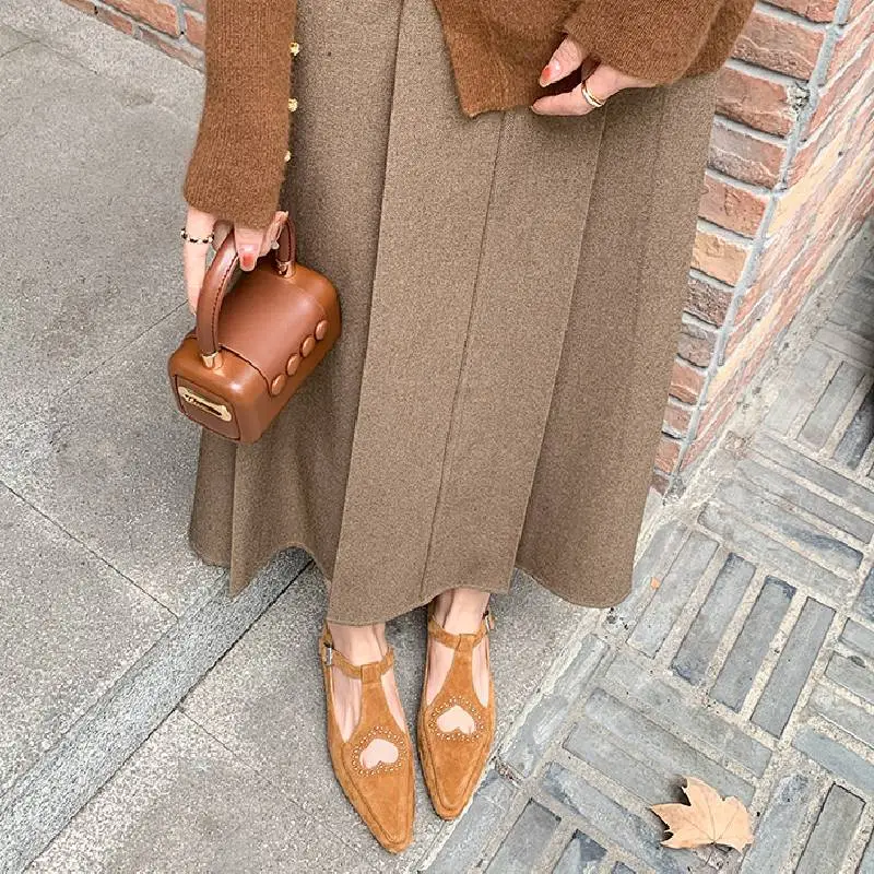 Retro Simple Mary Jane Shoes-2
