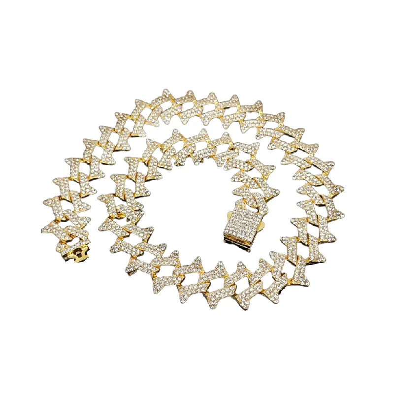 21Mm Diamond Cuban Chain-0