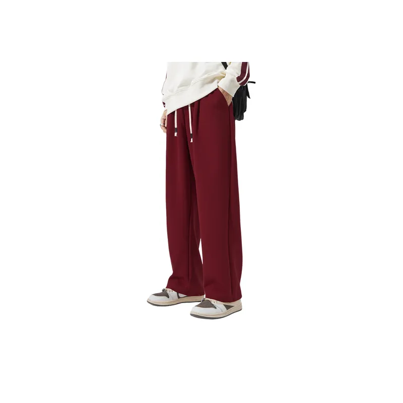 Loose Drawstring Casual Pants-4