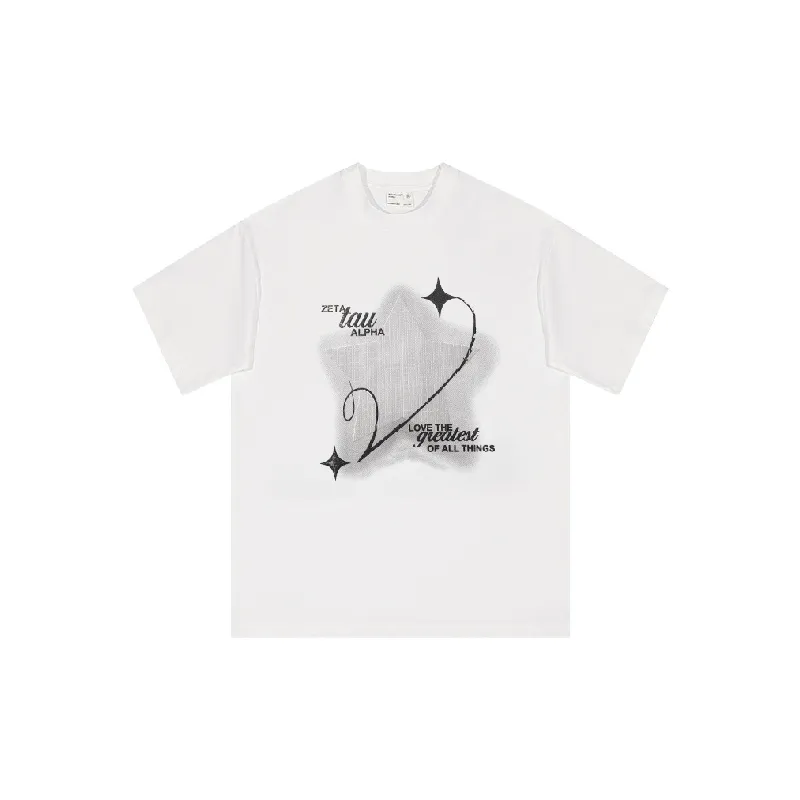 Fashionable Loose Combed Cotton T-Shirt-3