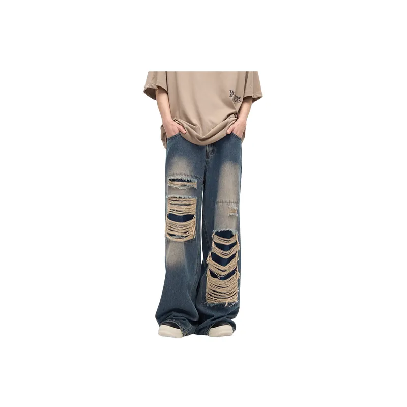Fashionable Simple Jeans-0
