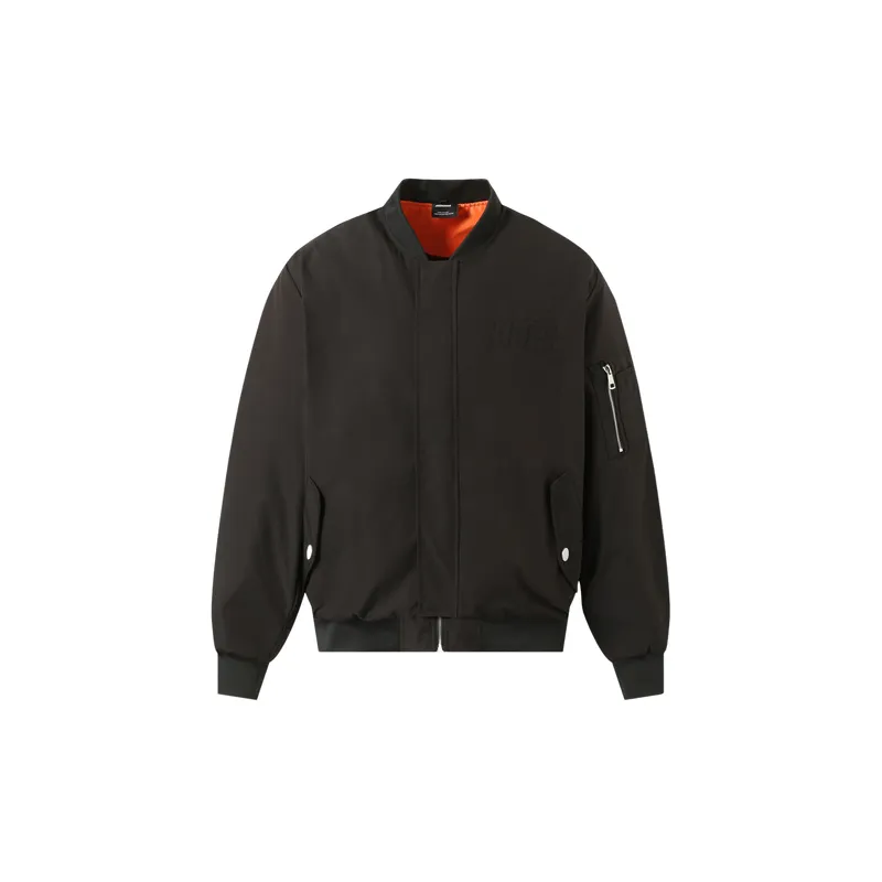 Loose Zipper Baseball Jersey-0