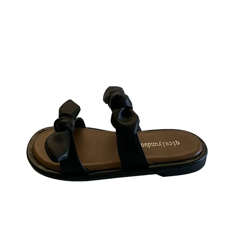 Fashionable Bow Beach Sandals-6