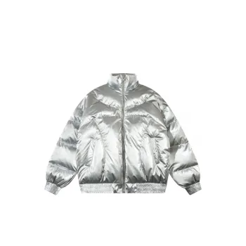 Bright Face Vertical Collar Cotton padded Jacket