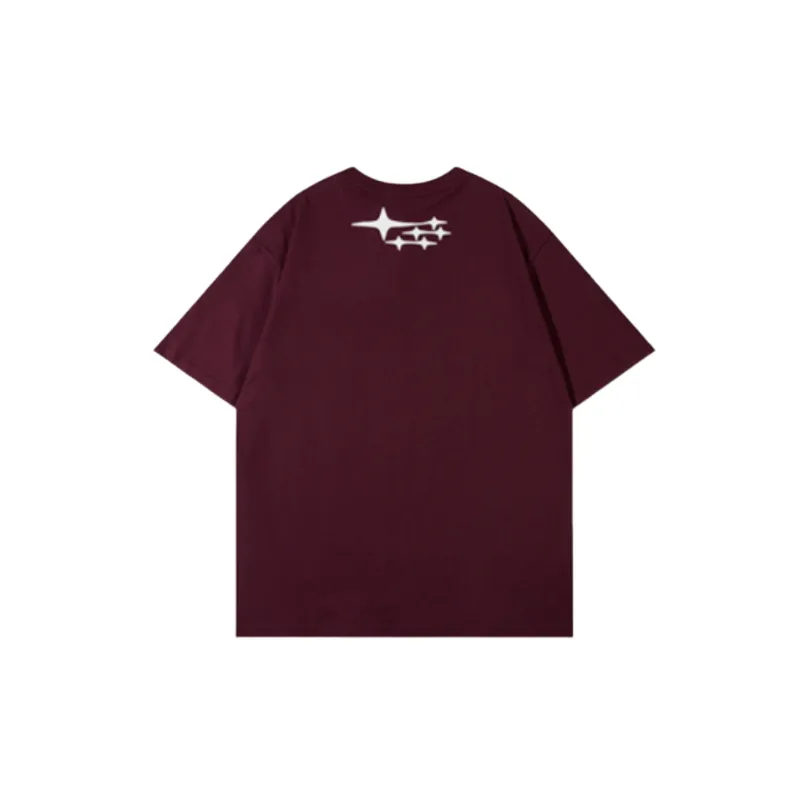 Casual Loose Combed Cotton T-Shirt-9