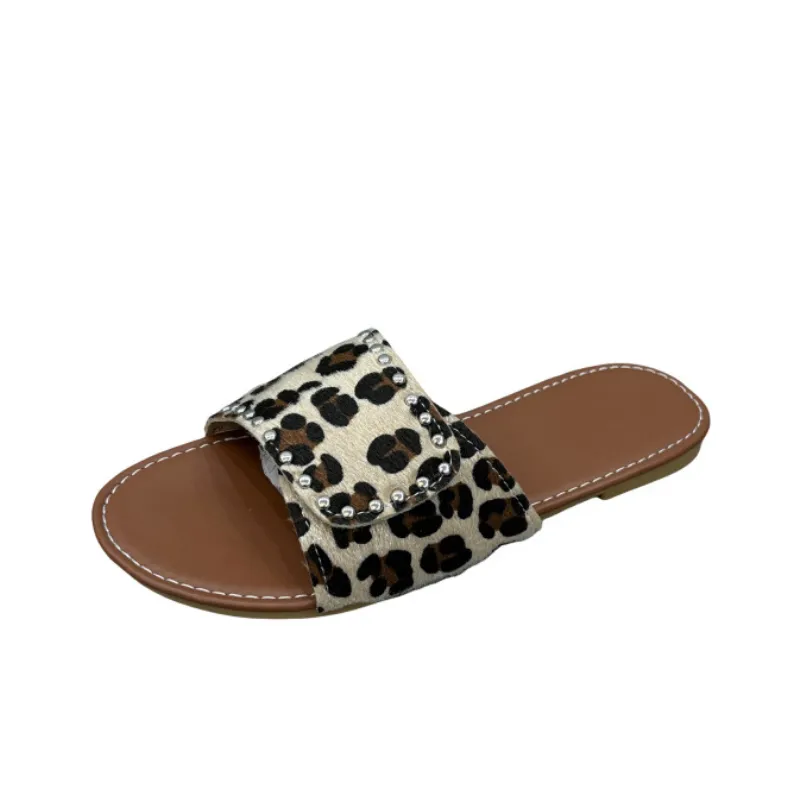 Casual Leopard Print Flip-Flops-3