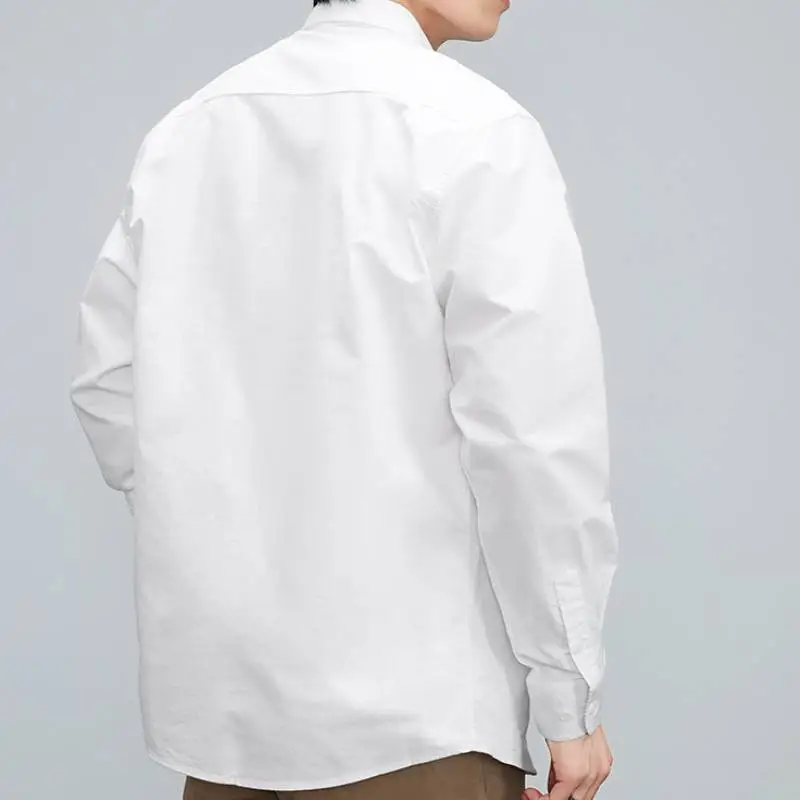 Simple Casual 100% Cotton Shirt-6