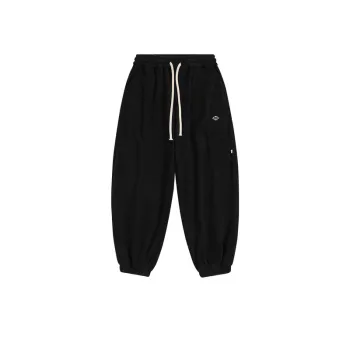 Fleece Loose Leg Casual Pants