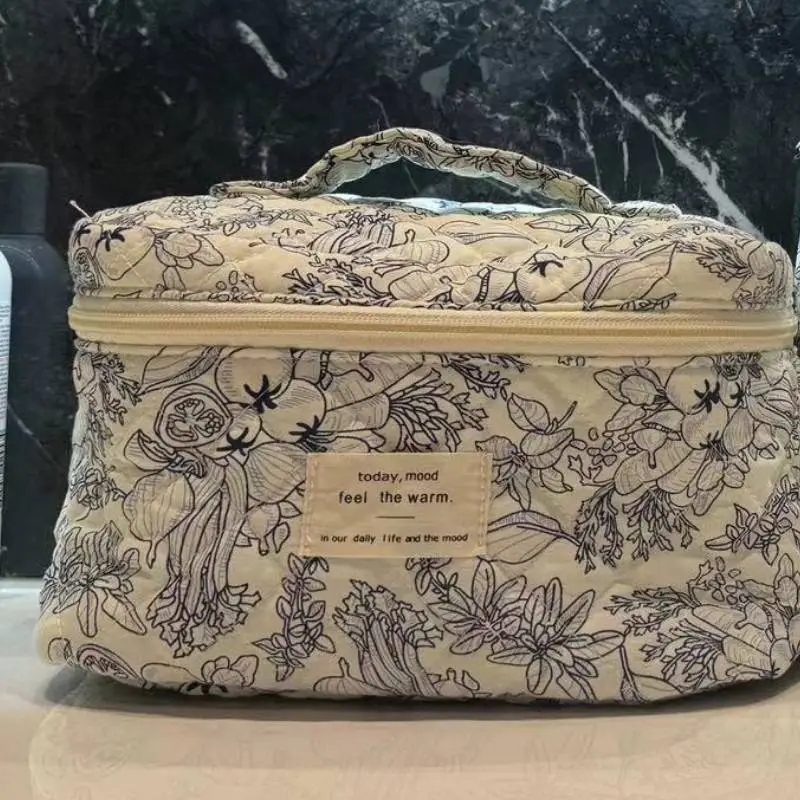 Cute Floral Storage Bag Women-1