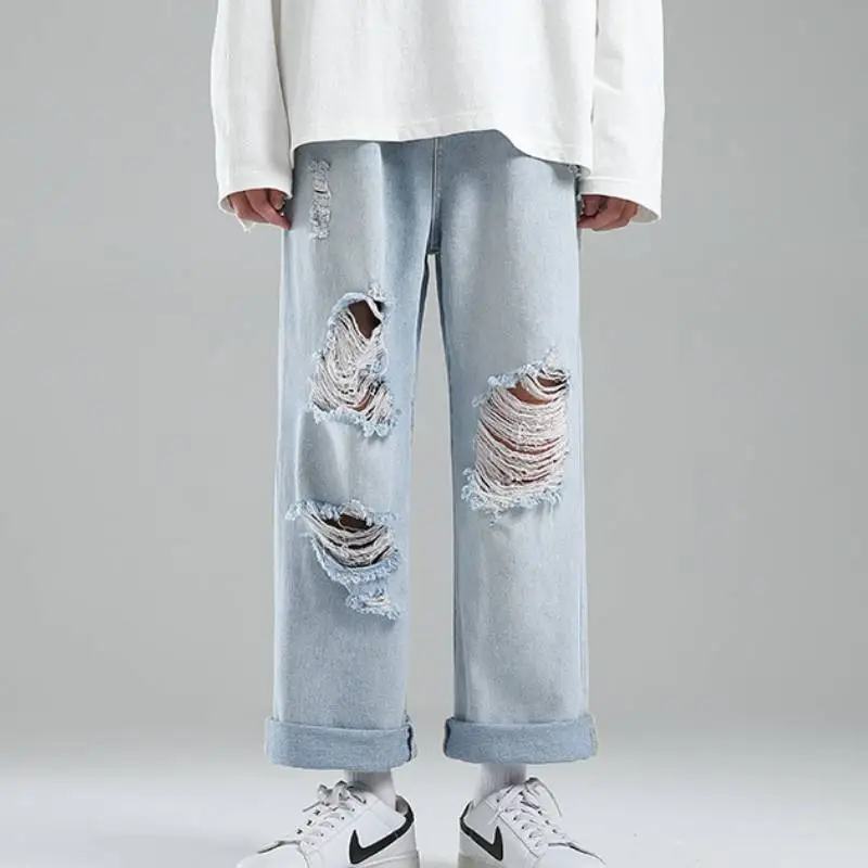 Fashion Loose Casual Jeans-1