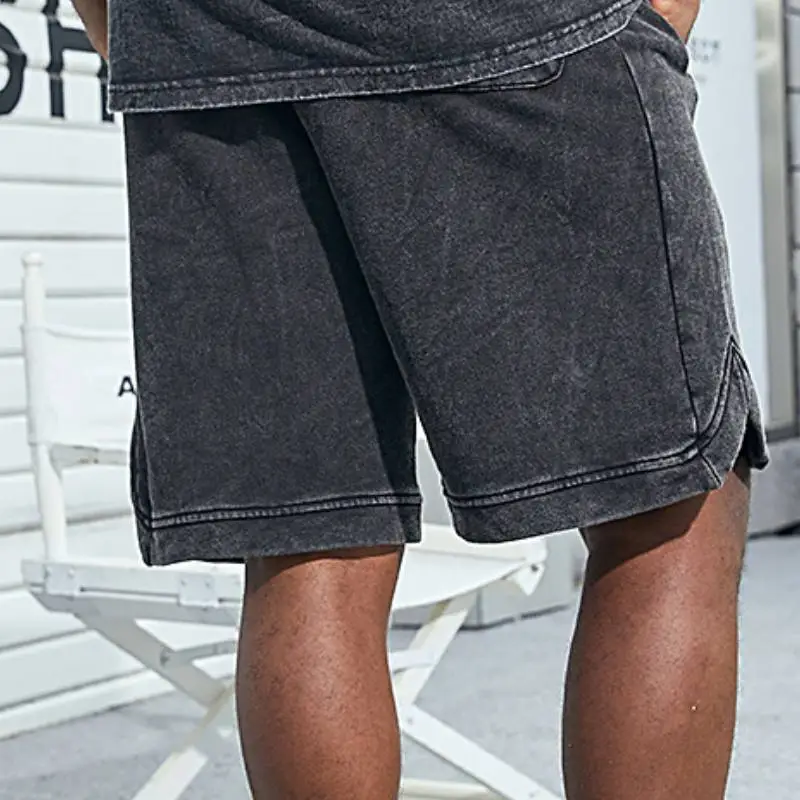 Simple Sporty 100% Cotton Casual Shorts-3
