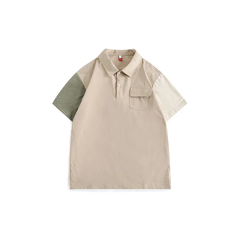 Retro Multi Pocket Short Sleeved Polo Shirt