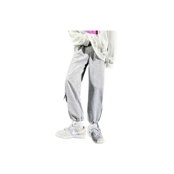 Leg tied Color Matching Drawstring Sports Casual Pants