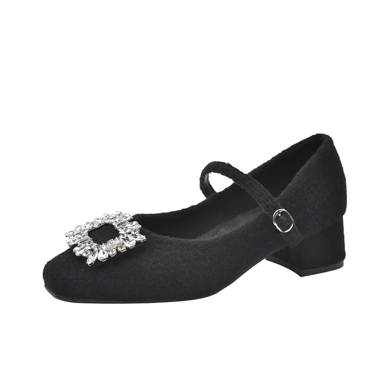 Casual Simple Mary Jane Shoes-0