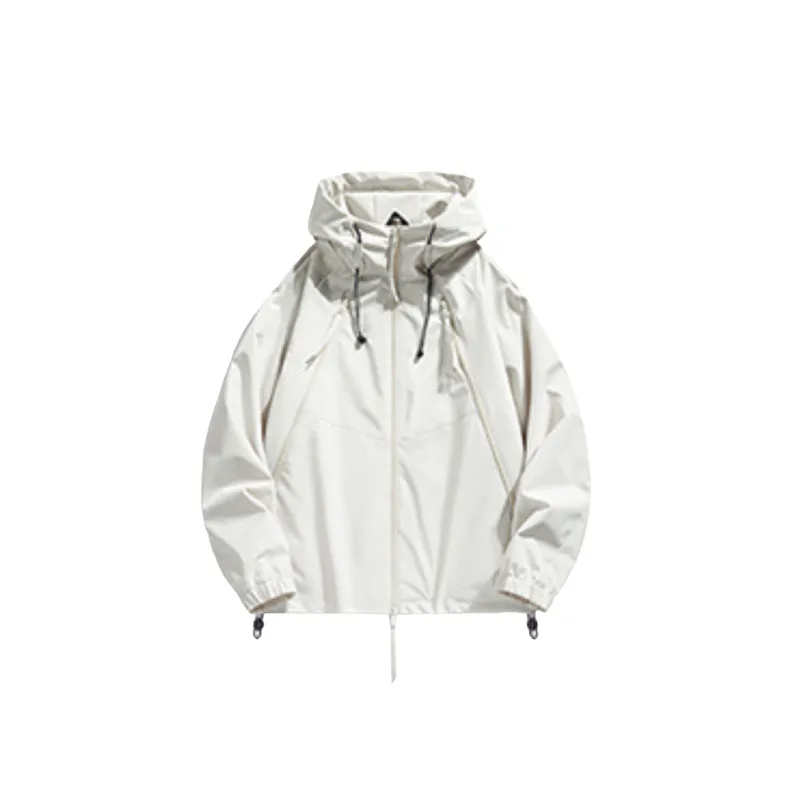 Retro Simple Loose Blended Synthetic Fabrics Jacket-3