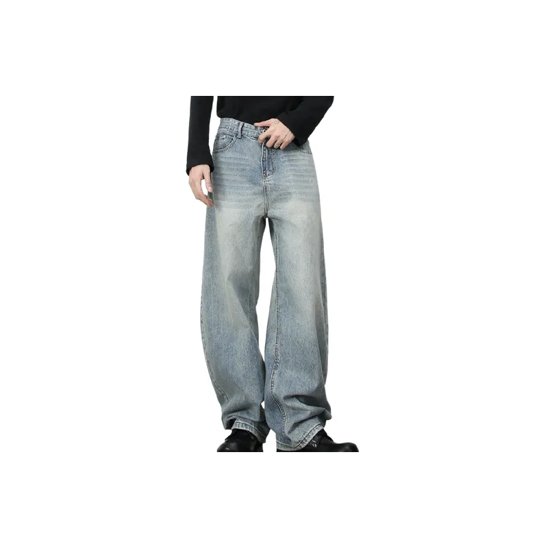 Retro Washed Jeans-5