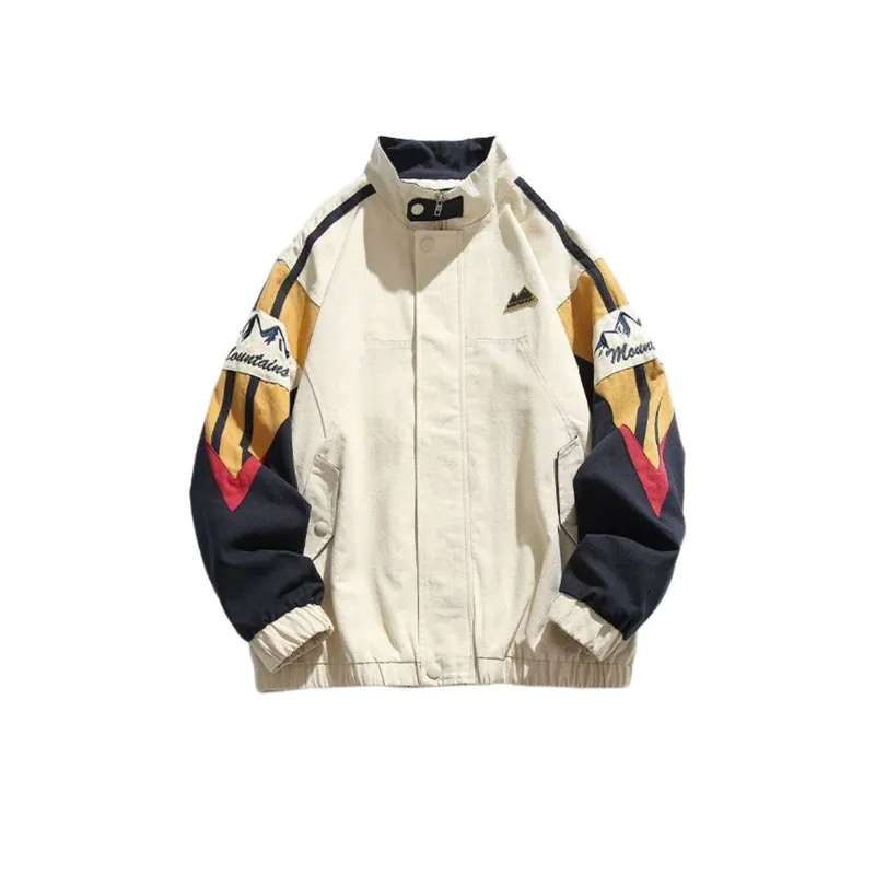 Loose Patchwork Jacket-0