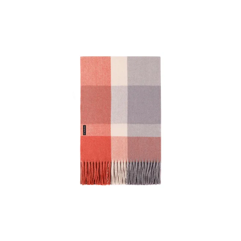 Retro Plaid Shawl-7