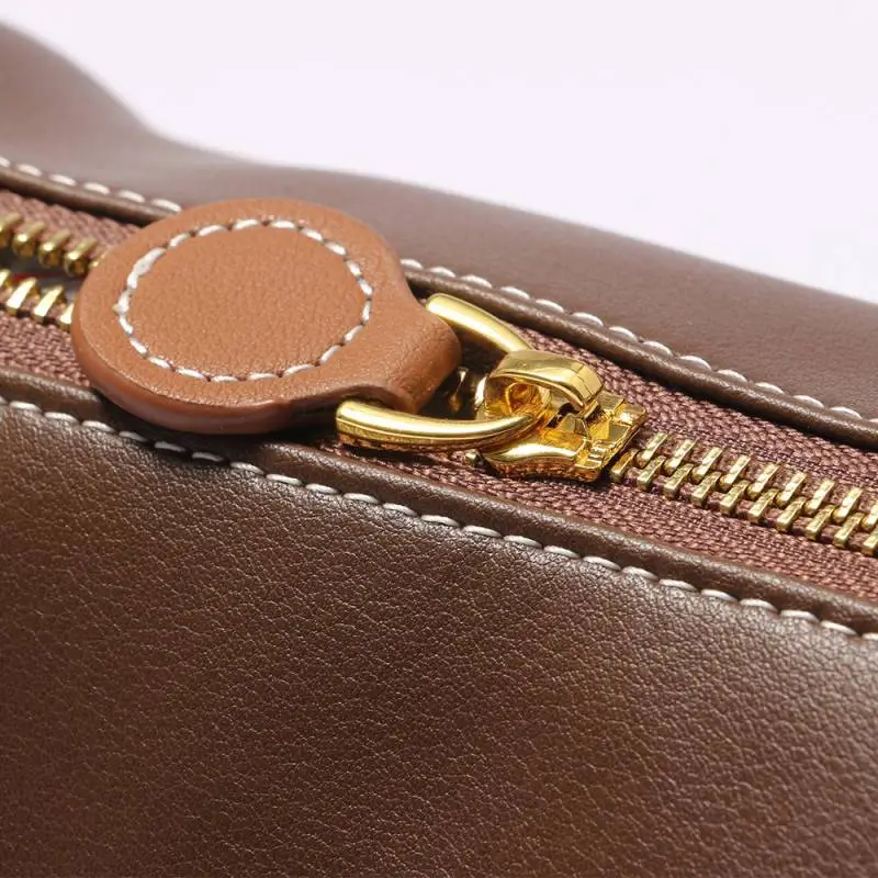 Retro Plain Crossbody Bag-5