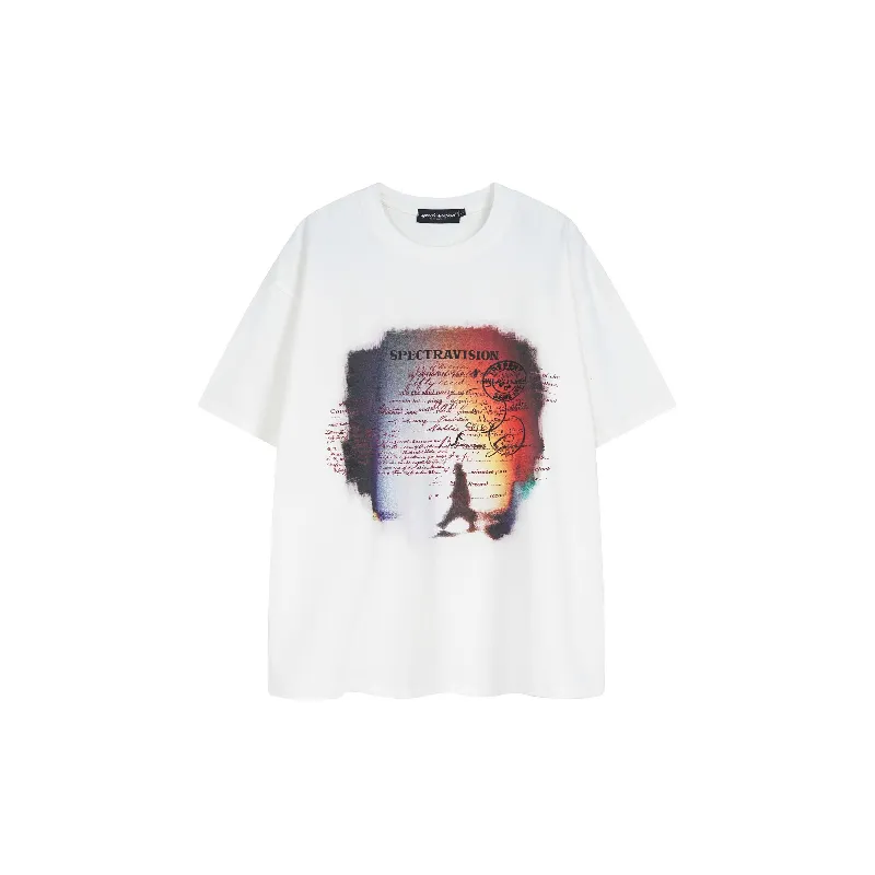 Casual Simple 100% Cotton T Shirt-0