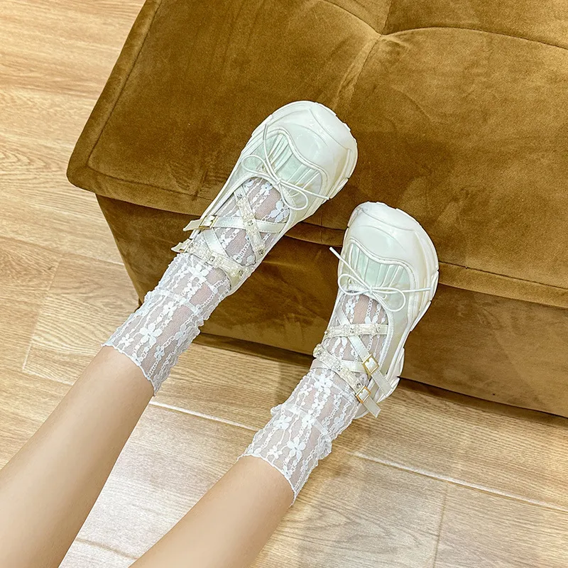 Retro Plain Mary Jane Shoes-4