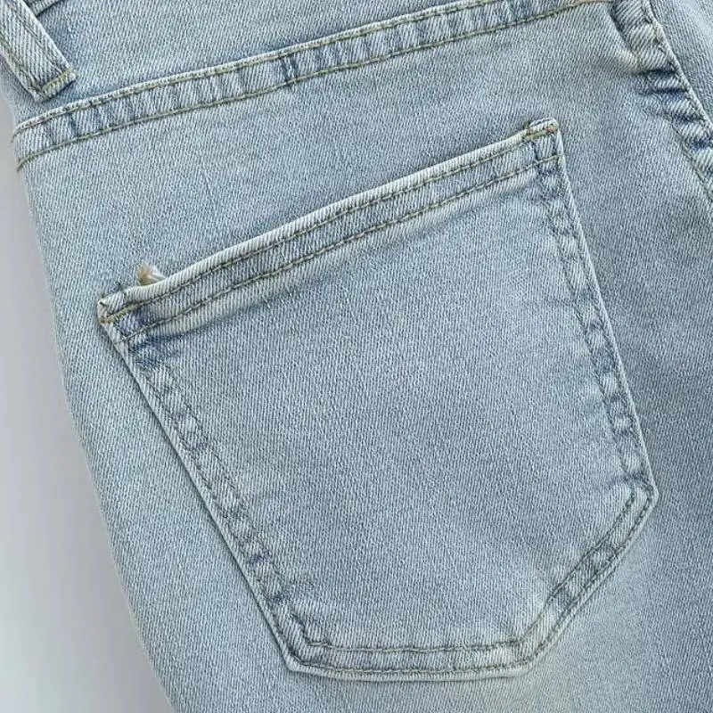 Retro Fashionable Jeans-3