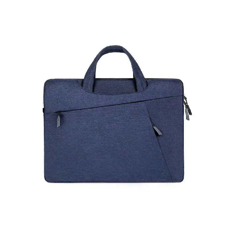Simple Plain Briefcase Unisex-1