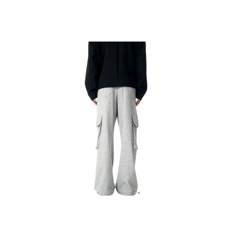 Sporty Breathable Cotton Blended Fabric Casual Pants Unisex-5