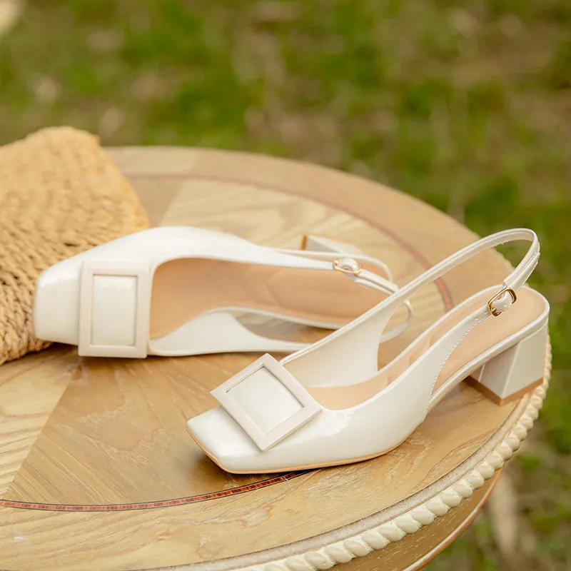 Glamorous Plain High Heels-2