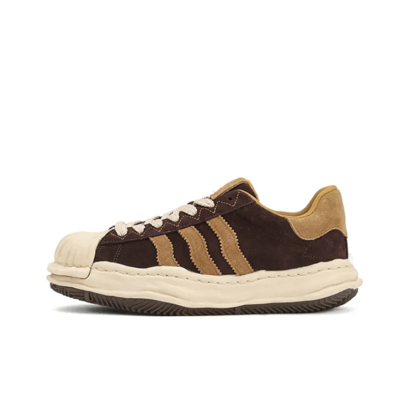 Retro Thick Bottom Low Top Shoes-0